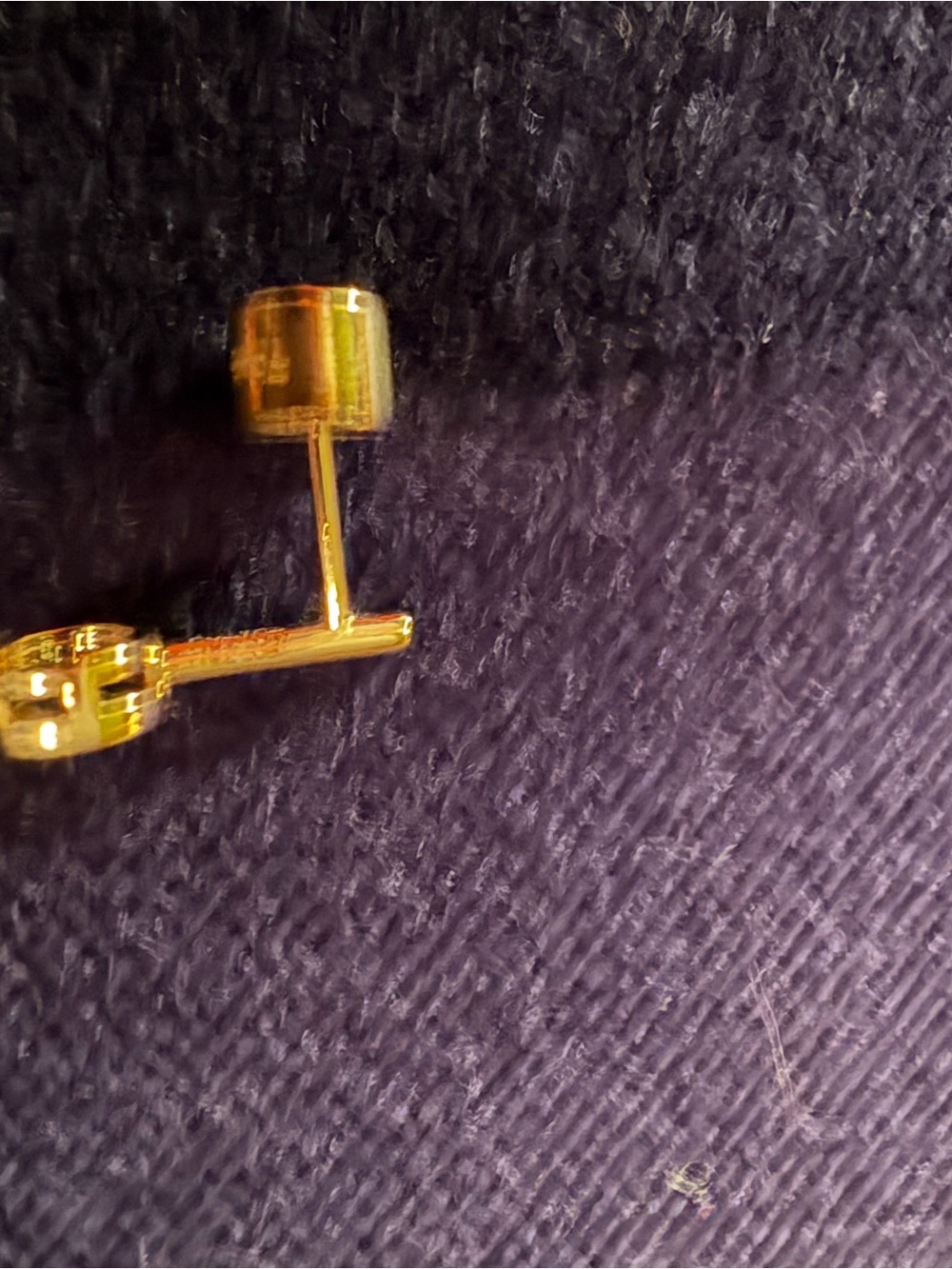 Anthropologie Gold Button-Style Stud Earrings for Women